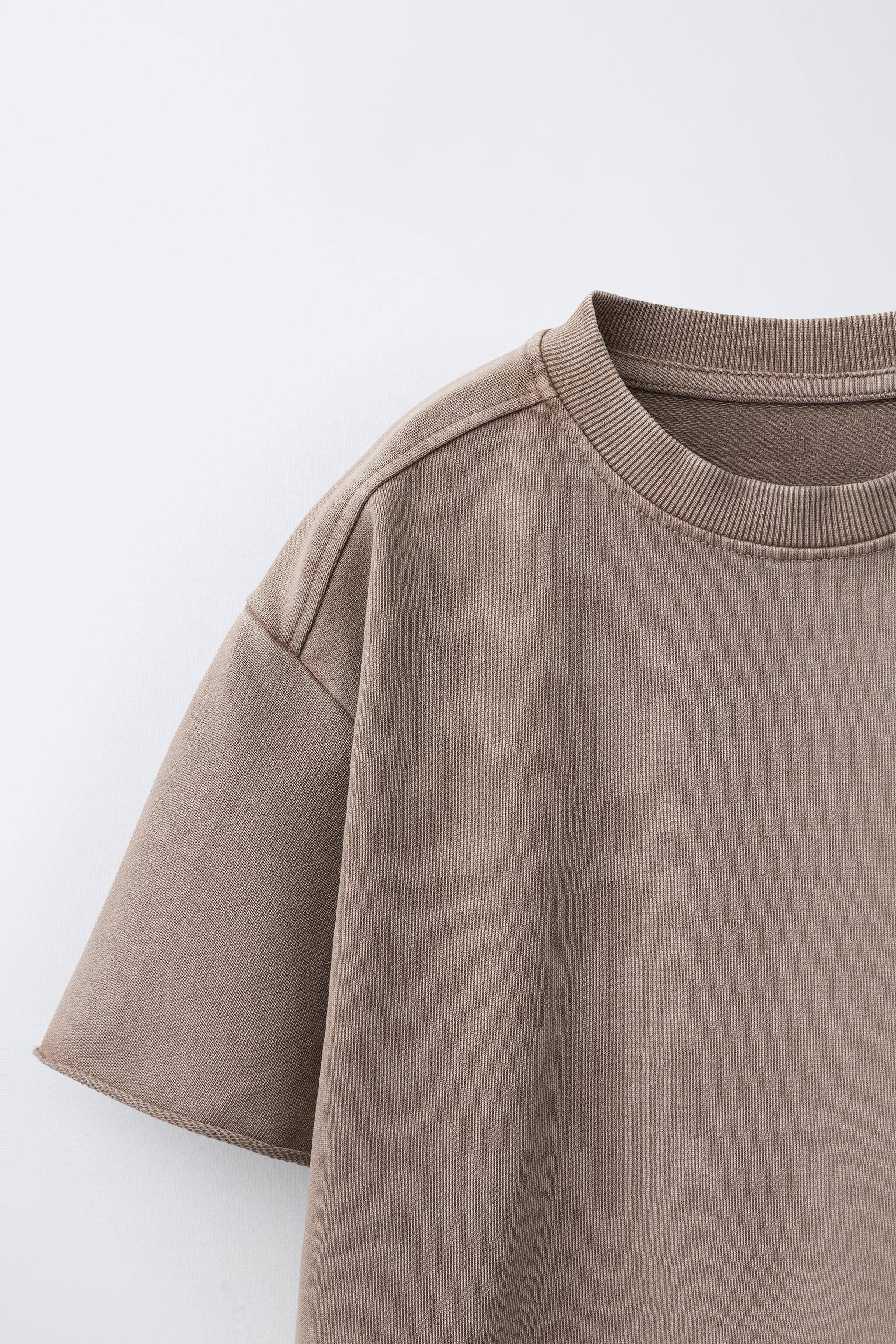 T-SHIRT JOGGING EFFET DÉLAVÉ